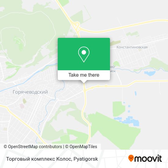 Торговый комплекс Колос map