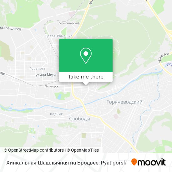 Хинкальная-Шашлычная на Бродвее map