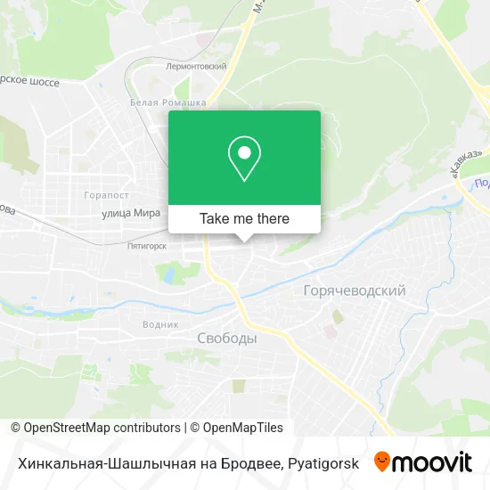 Хинкальная-Шашлычная на Бродвее map