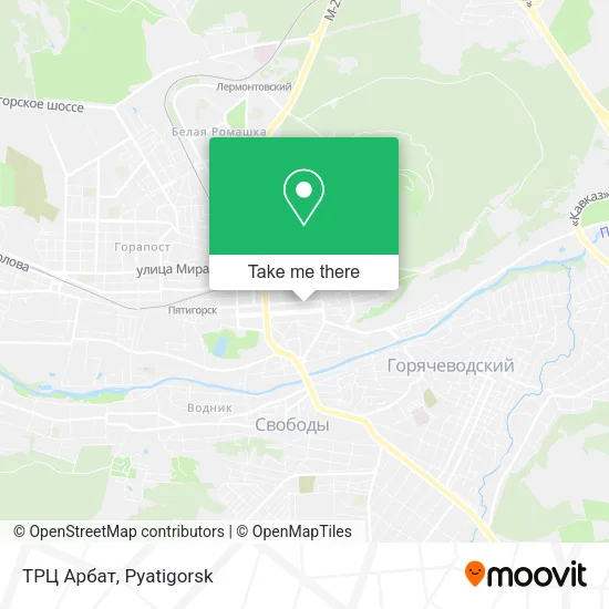 ТРЦ Арбат map