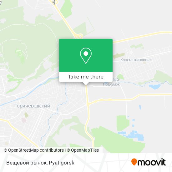 Вещевой рынок map
