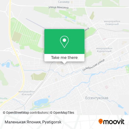 Маленькая Япония map
