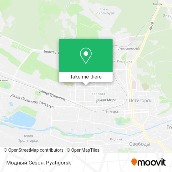 Модный Сезон map