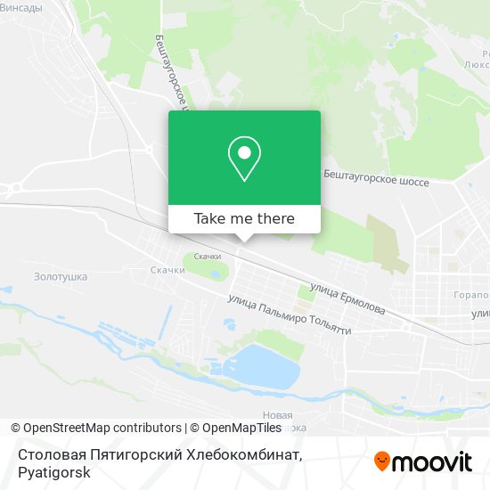 Столовая Пятигорский Хлебокомбинат map