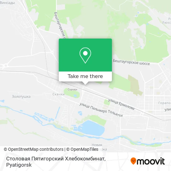 Столовая Пятигорский Хлебокомбинат map
