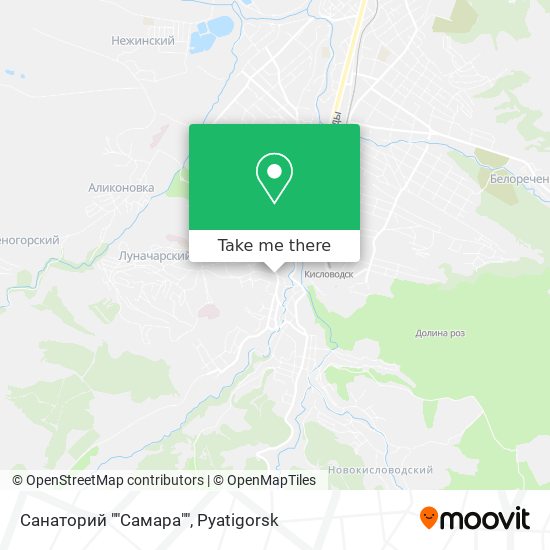 Санаторий ""Самара"" map
