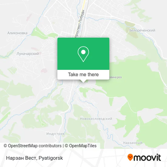 Нарзан Вест map