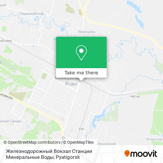 Железнодорожный Вокзал Станции Минеральные Воды map