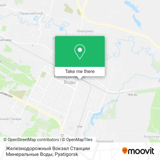 Железнодорожный Вокзал Станции Минеральные Воды map