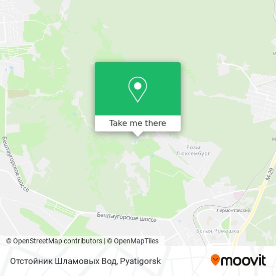 Отстойник Шламовых Вод map