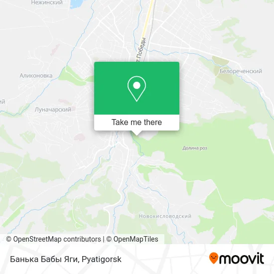 Банька Бабы Яги map