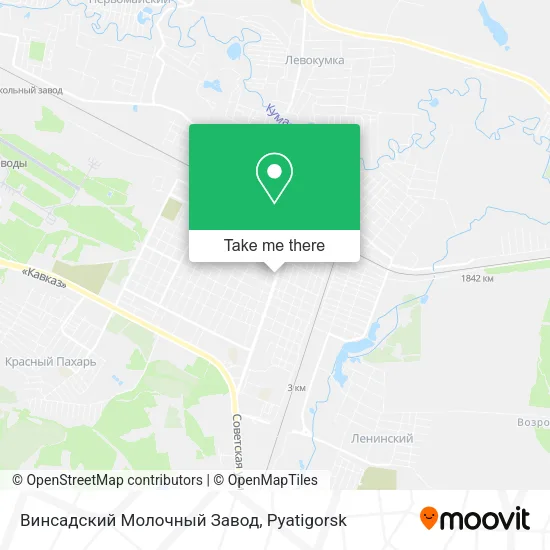 Винсадский Молочный Завод map