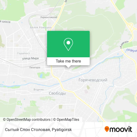Сытый Слон Столовая map