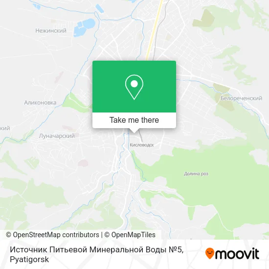 Источник Питьевой Минеральной Воды №5 map