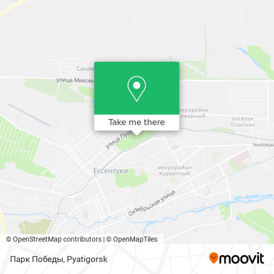 Парк Победы map