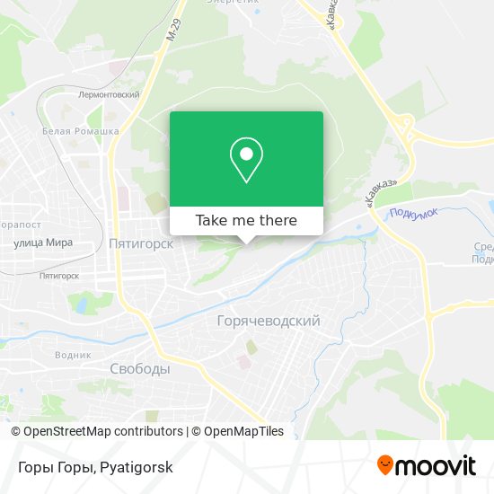 Горы Горы map