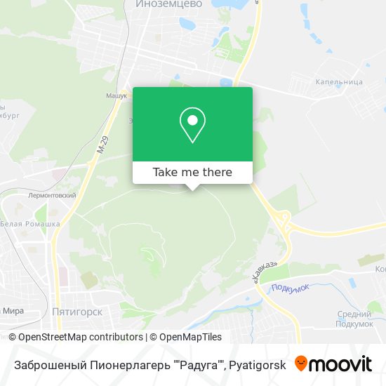 Заброшеный Пионерлагерь ""Радуга"" map