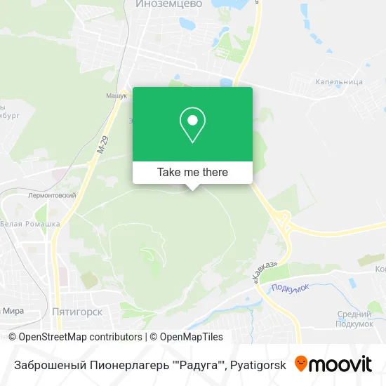Заброшеный Пионерлагерь ""Радуга"" map