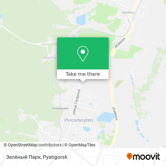 Зелёный Парк map