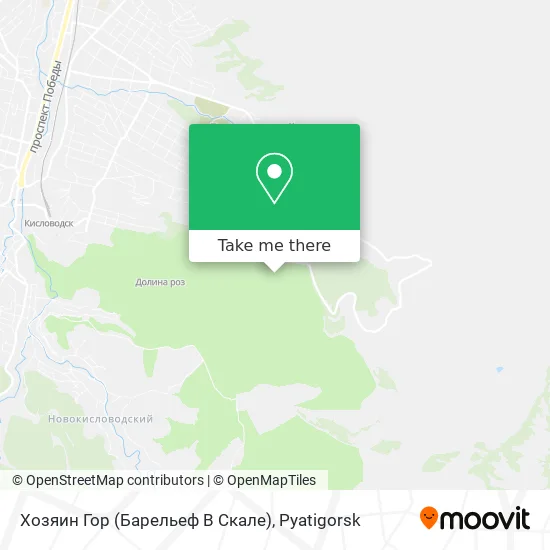 Хозяин Гор (Барельеф В Скале) map