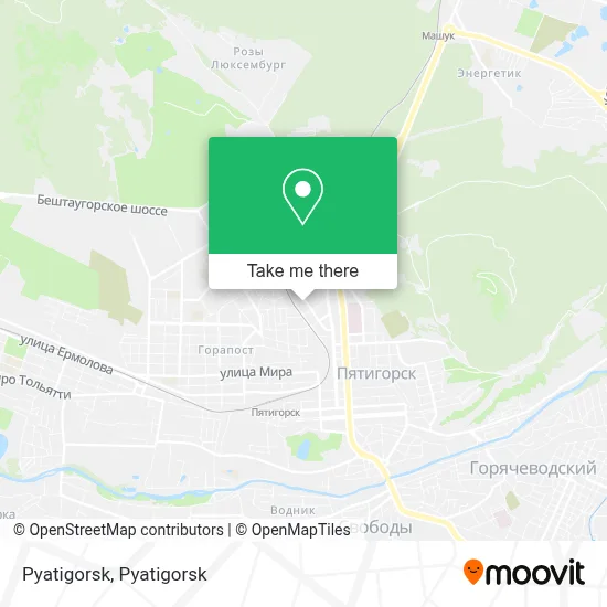 Pyatigorsk map