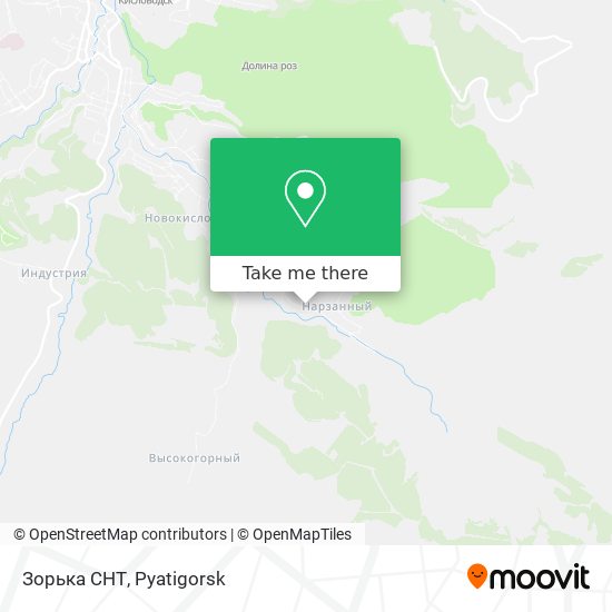 Зорька СНТ map