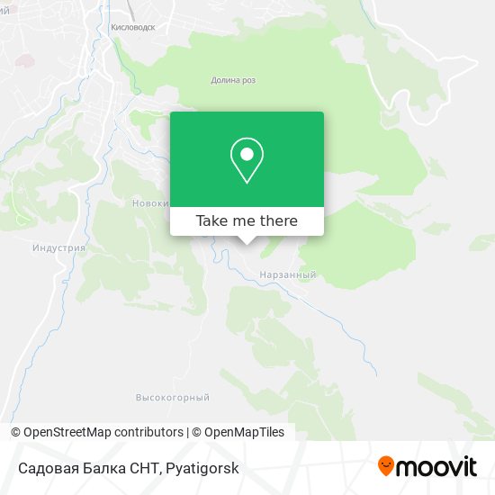 Садовая Балка СНТ map