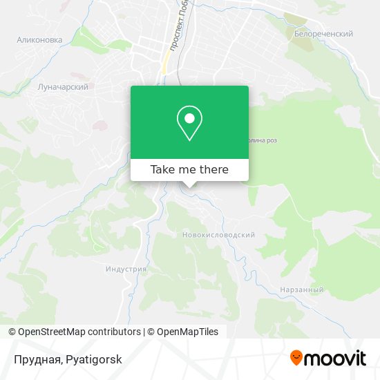 Прудная map