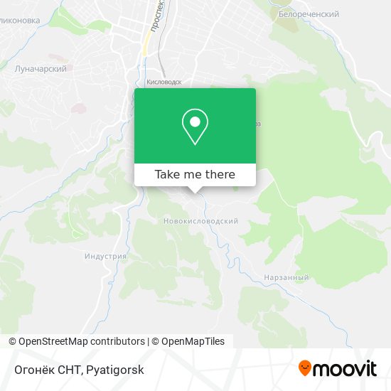 Огонёк СНТ map