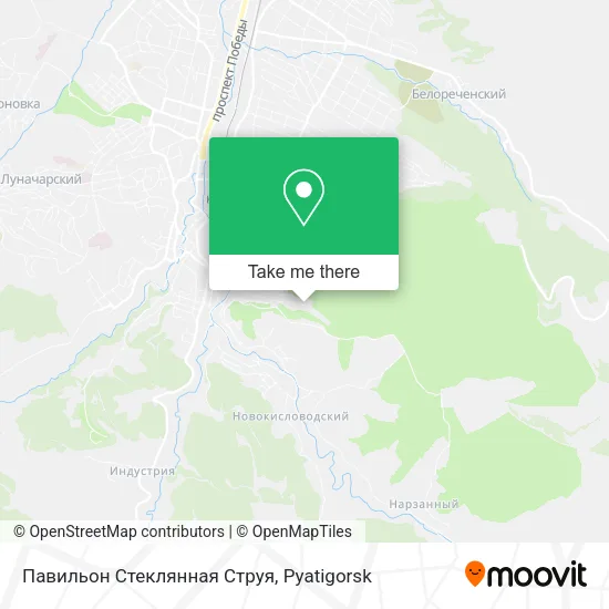 Павильон Стеклянная Струя map