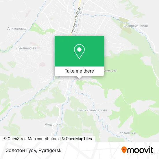 Золотой Гусь map