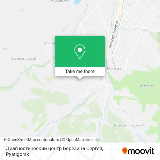 Диагностический центр Березина Сергея map