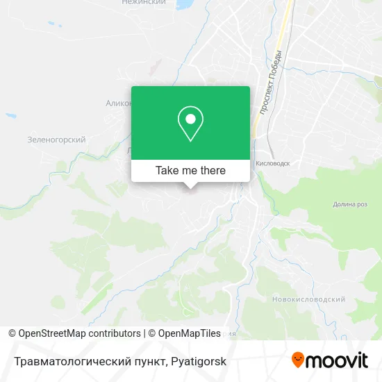 Травматологический пункт map