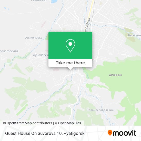 Guest House On Suvorova 10 map