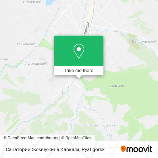 Санаторий Жемчужина Кавказа map