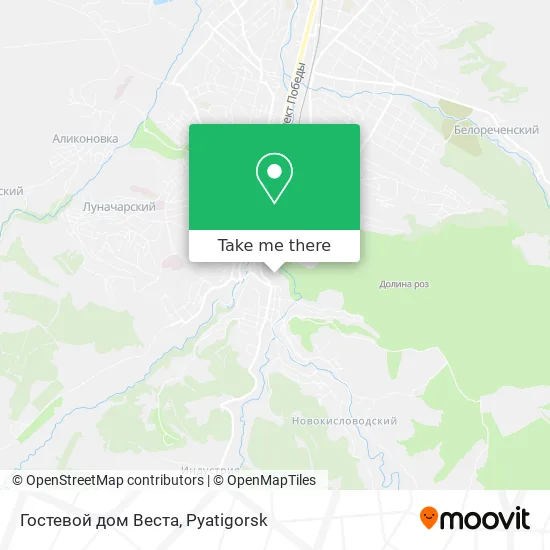 Гостевой дом Веста map