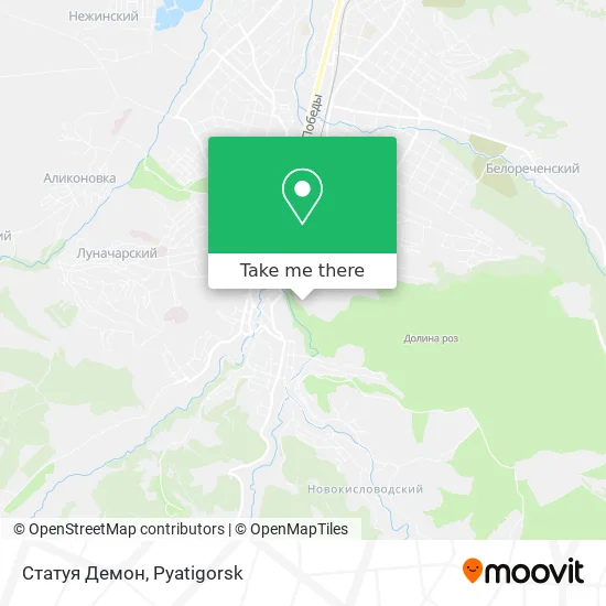 Статуя Демон map