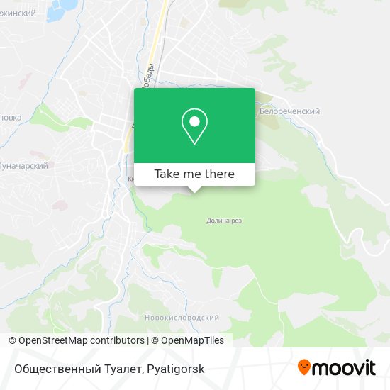 Общественный Туалет map