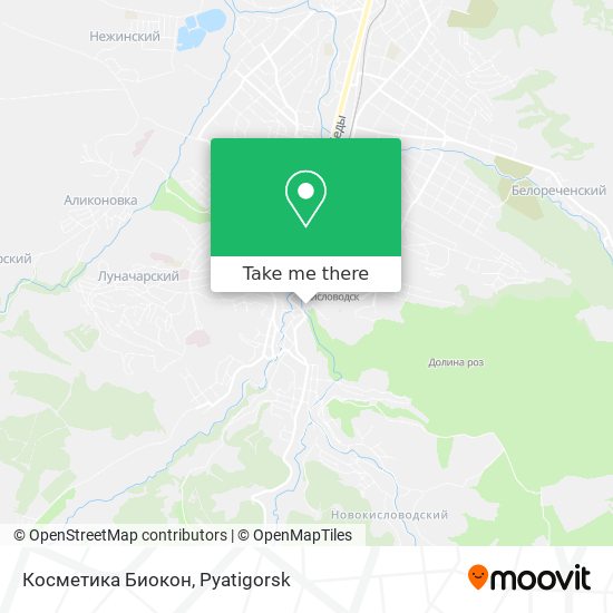 Косметика Биокон map