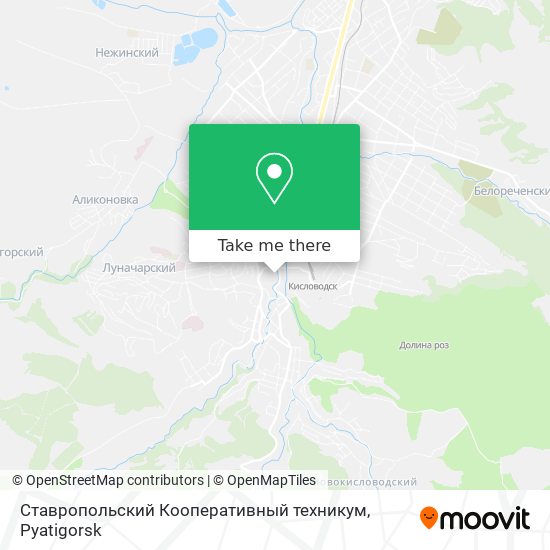 Ставропольский Кооперативный техникум map