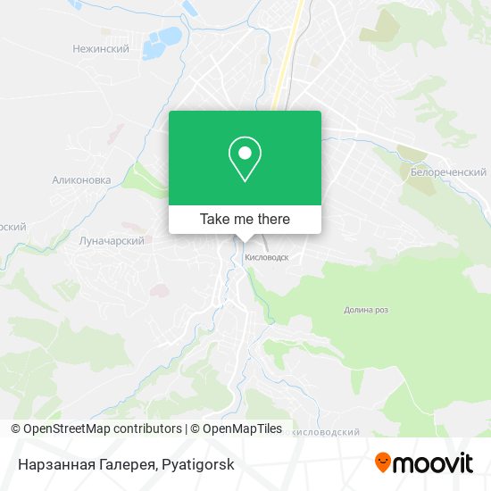 Нарзанная Галерея map