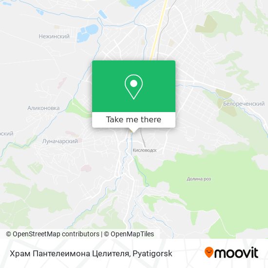 Храм Пантелеимона Целителя map