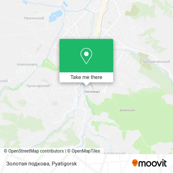 Золотая подкова map