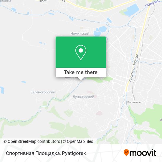 Спортивная Площадка map