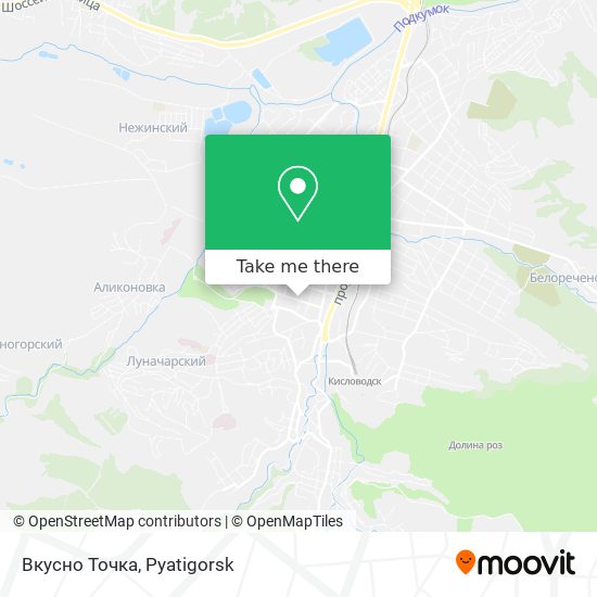 Вкусно Точка map