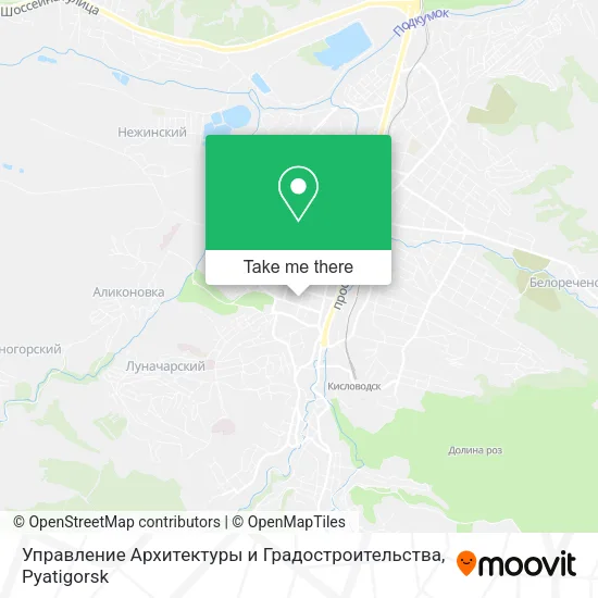 Управление Архитектуры и Градостроительства map