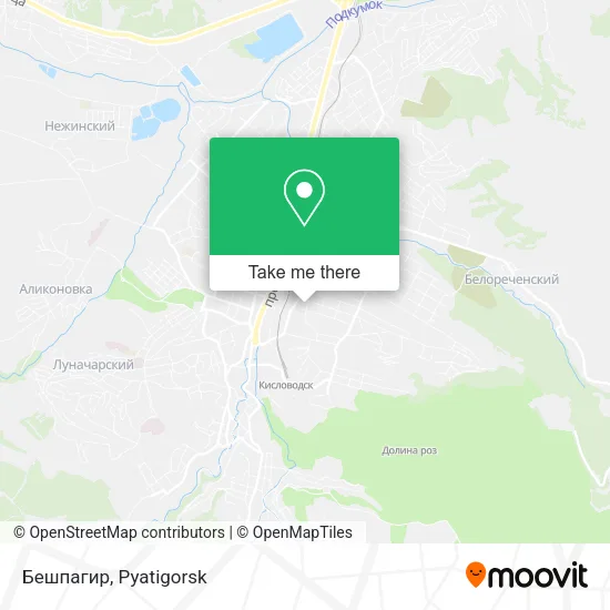 Бешпагир map