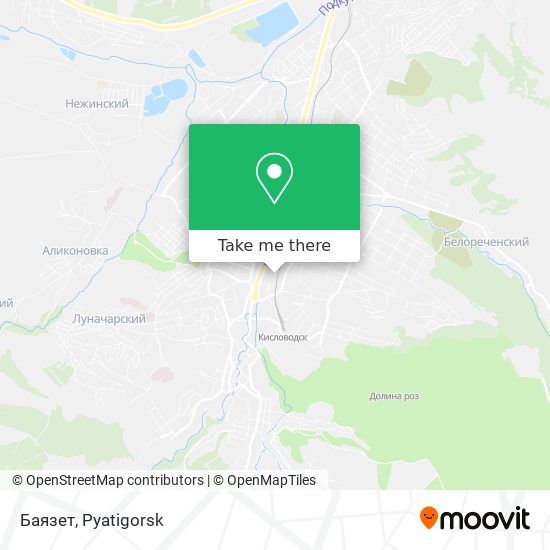 Баязет map