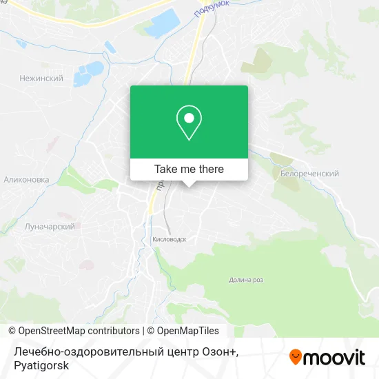Лечебно-оздоровительный центр Озон+ map
