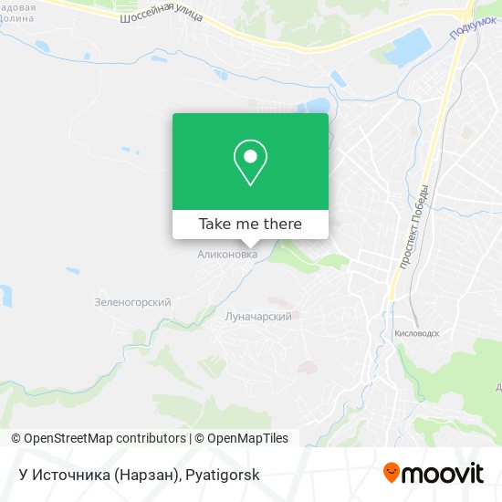 У Источника (Нарзан) map